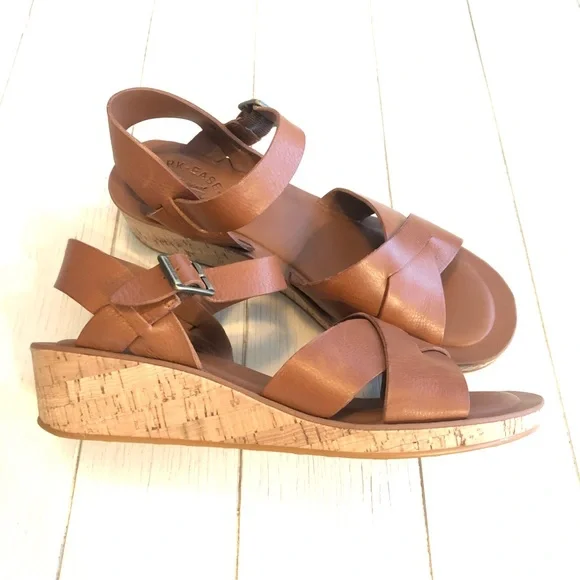 Kork-Ease Myrna wedge leather sandals - Picture 2 of 8